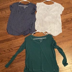 AMERICAN EAGLE SOFT AND SEXY T SHIRT BUNDLE
